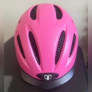 Vibrant Pink Kids Riding Helmet